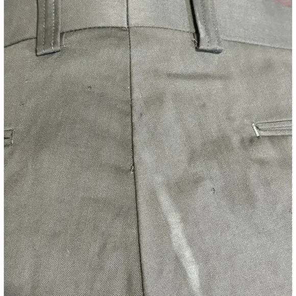 Lauren‎ Ralph Lauren Mens Dress Pants 34X32 Olive Green Wool Cashmere Trousers - Picture 3 of 4